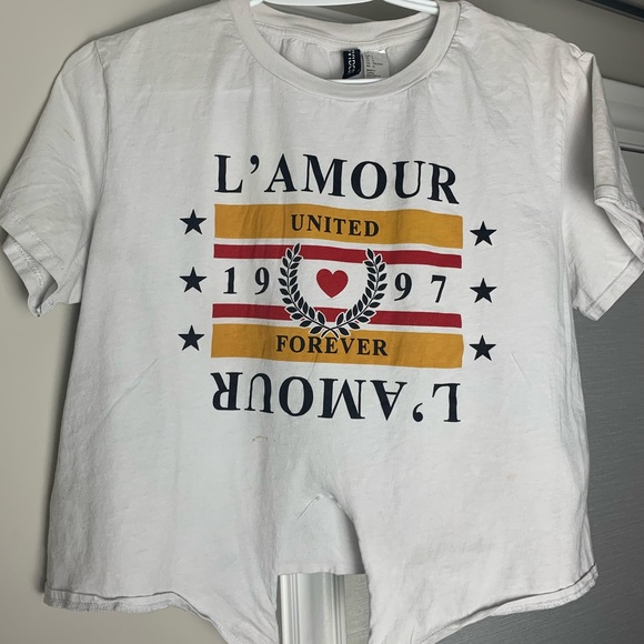 White Crop-Top - Picture 1 of 4